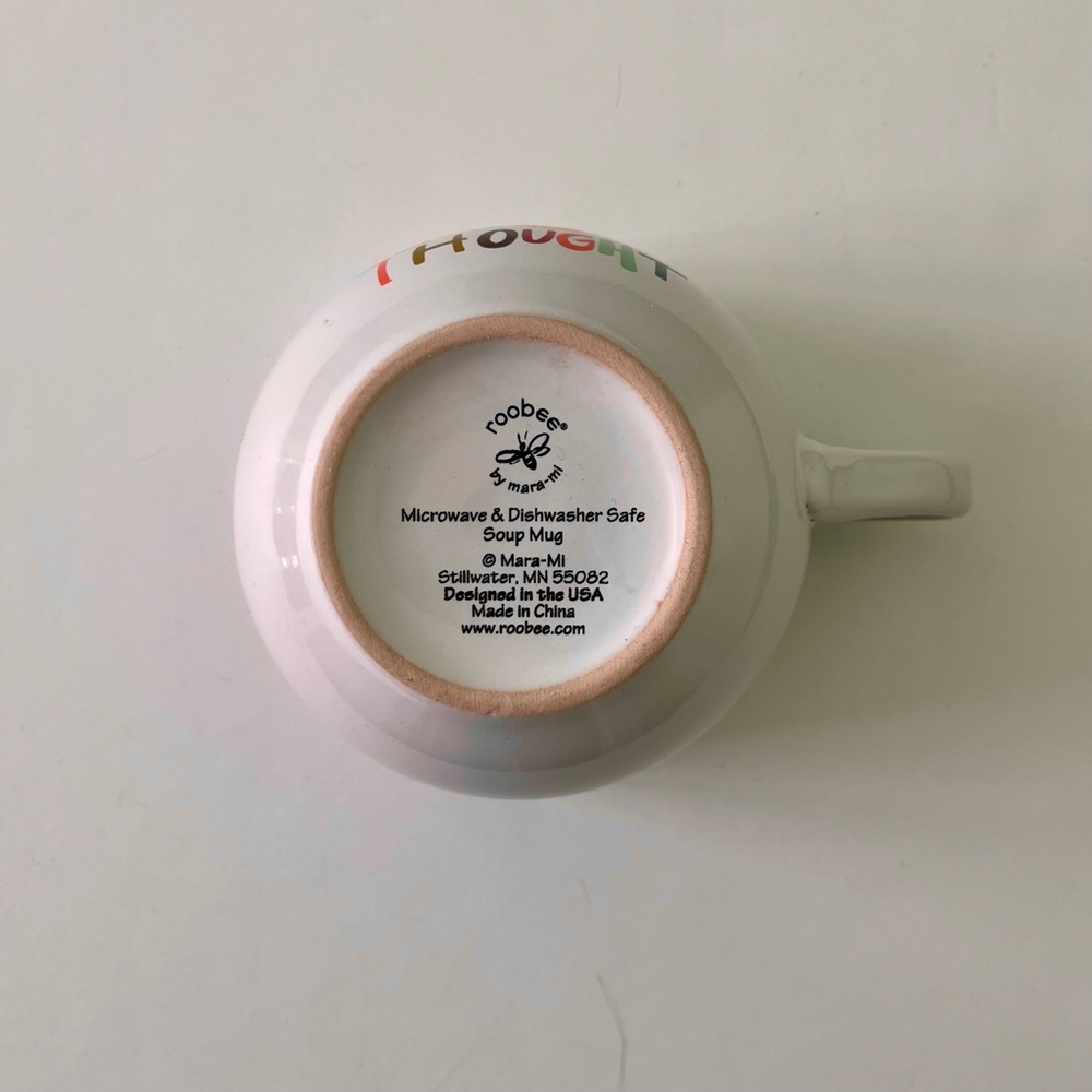 Inspirational oversized soup or coffee mug - Picture 5 of 5